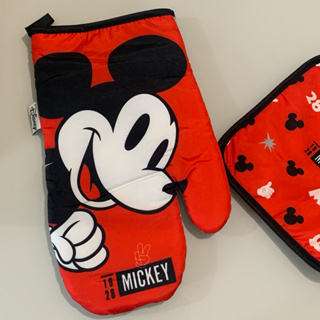 Kit Luva Térmica e descanso de panela Mickey!
