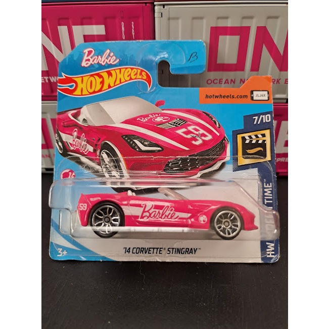 Hot Wheels '14 Corvette Stingray Barbie Car