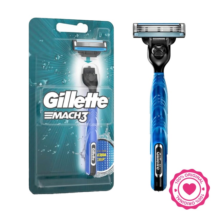 Gillette Mach 3 Aparelho de Barbear Recarregável