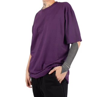 Camiseta Oversized Basic Streetwear Masculina Unissex Roxa Preta Verde Militar