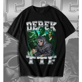 Camiseta Derek TTF Unissex Camisa Cantor Rap Rapper Blusa Algodão Trap