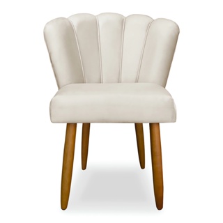 Cadeira Poltrona Decorativa Pétalas De Flor Sala De Estar Recepção Decoração Design Pétalas Veludo Pés Palito - Mr Deluxe