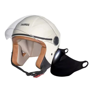 Capacete Aberto Joy23 Cinza Com Viseira Fumê 2.2mm Extra