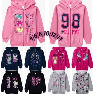 Kit com 5 Casacos/Jaquetas de inverno Infantil/Juvenil Moletom - cores não repetem