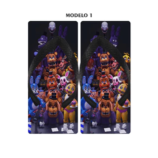 Chinelo Quadrado Five Nights at Freddys Masculino e Feminino