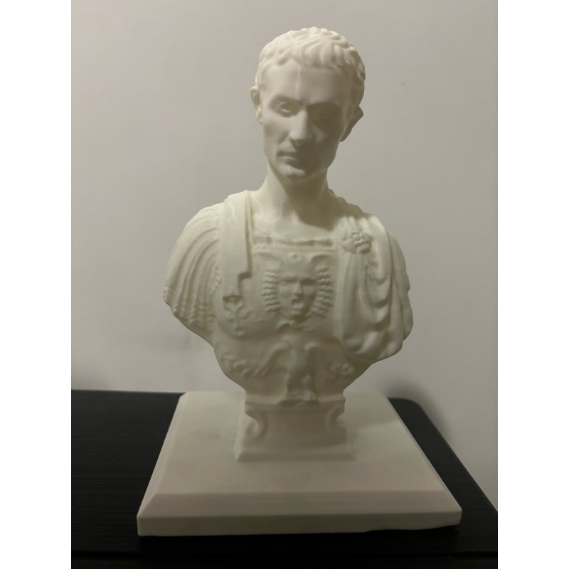 ESTÁTUA BUSTO JÚLIO CÉSAR (20 CM ALTURA)