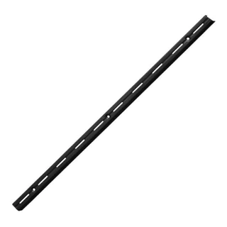 Kit 4 trilho P/ Prateleira 1 Metro ou 1.5 Metro Branco Ou Preto Cremalheira Alta Qualidade Casa Envio Imediato