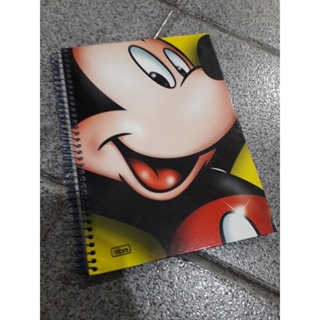 Caderno vintage antigo Mickey anos 90