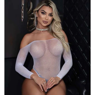 Body pedraria moda balada com strass