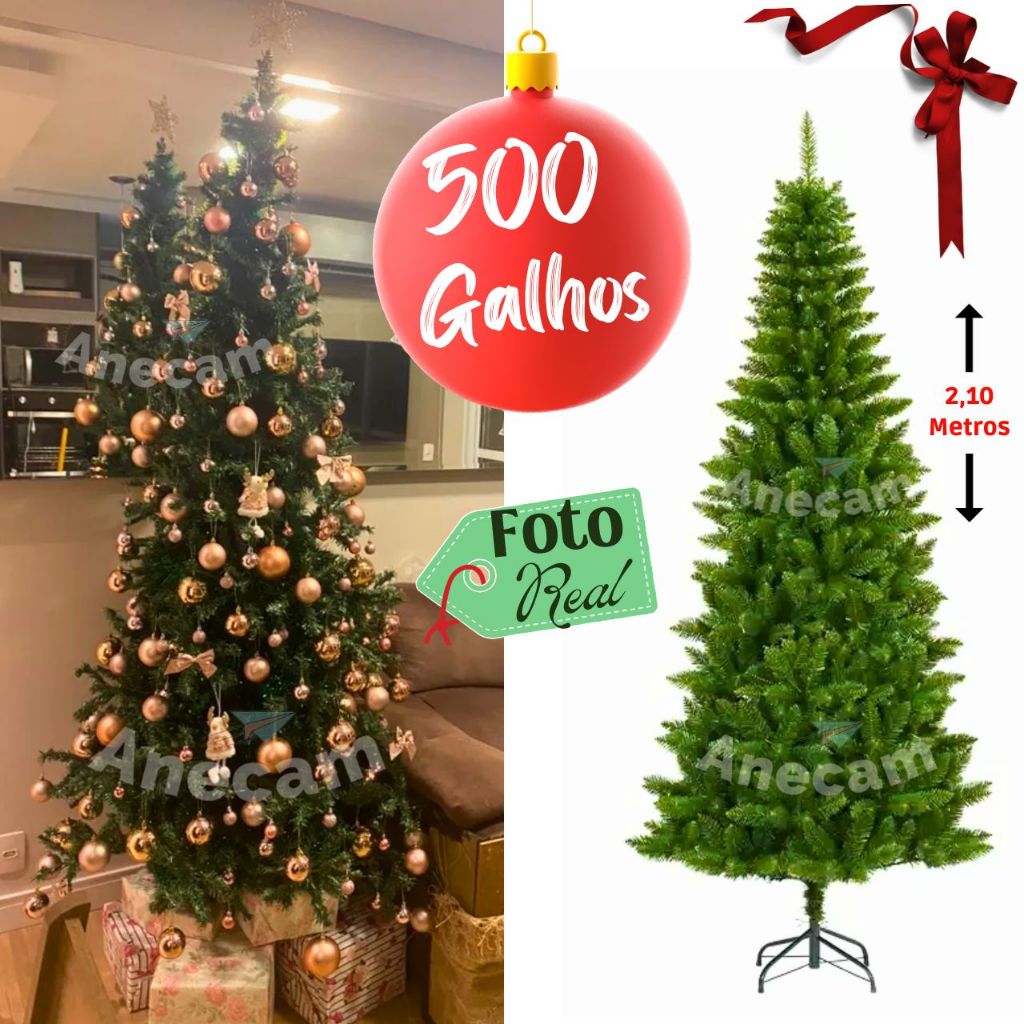 Arvore de Natal 1,50 M 300 Galhos Pinheiro Verde Premium Pinheiro Decoração  Natalina Cheia Pinheirinho Natalino