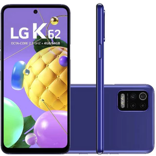 Smartphone LG K62 64GB 4G Octa-Core - 4GB RAM Tela 6,59” Câm. Quádrupla + Selfie 13MP - Exposição