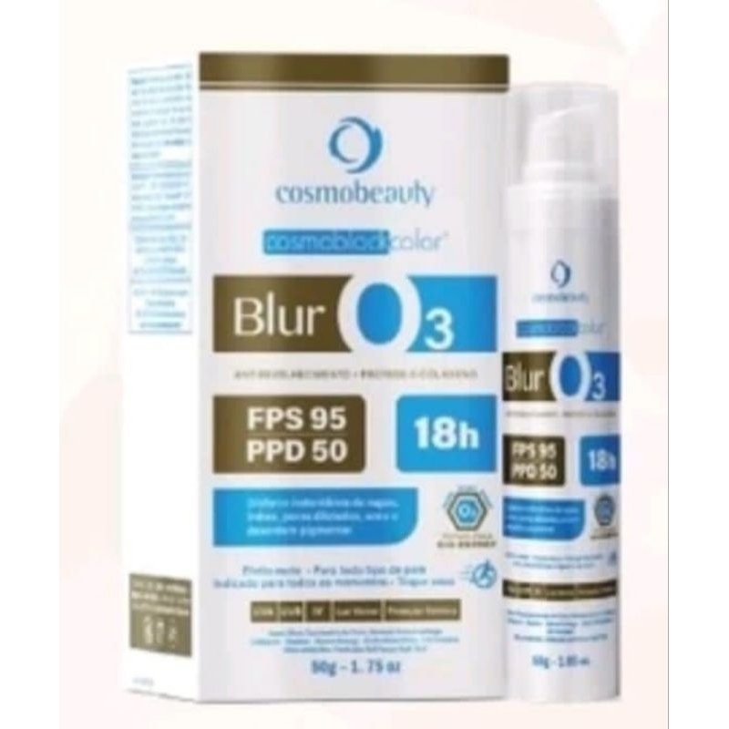 Blur O3 FPS 95 | PPD 50 18h de Proteção 50g - Protetor Solar, Ozônio - Cosmobeauty