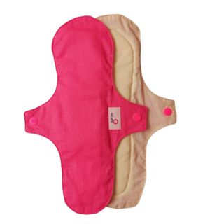 Absorvente Menstrual Lavável, Absorvente Higiênico Reutilizável de Fácil  Limpeza Respirável Algodão Puro 4 Peças para Menstruação Feminina (Rosa)