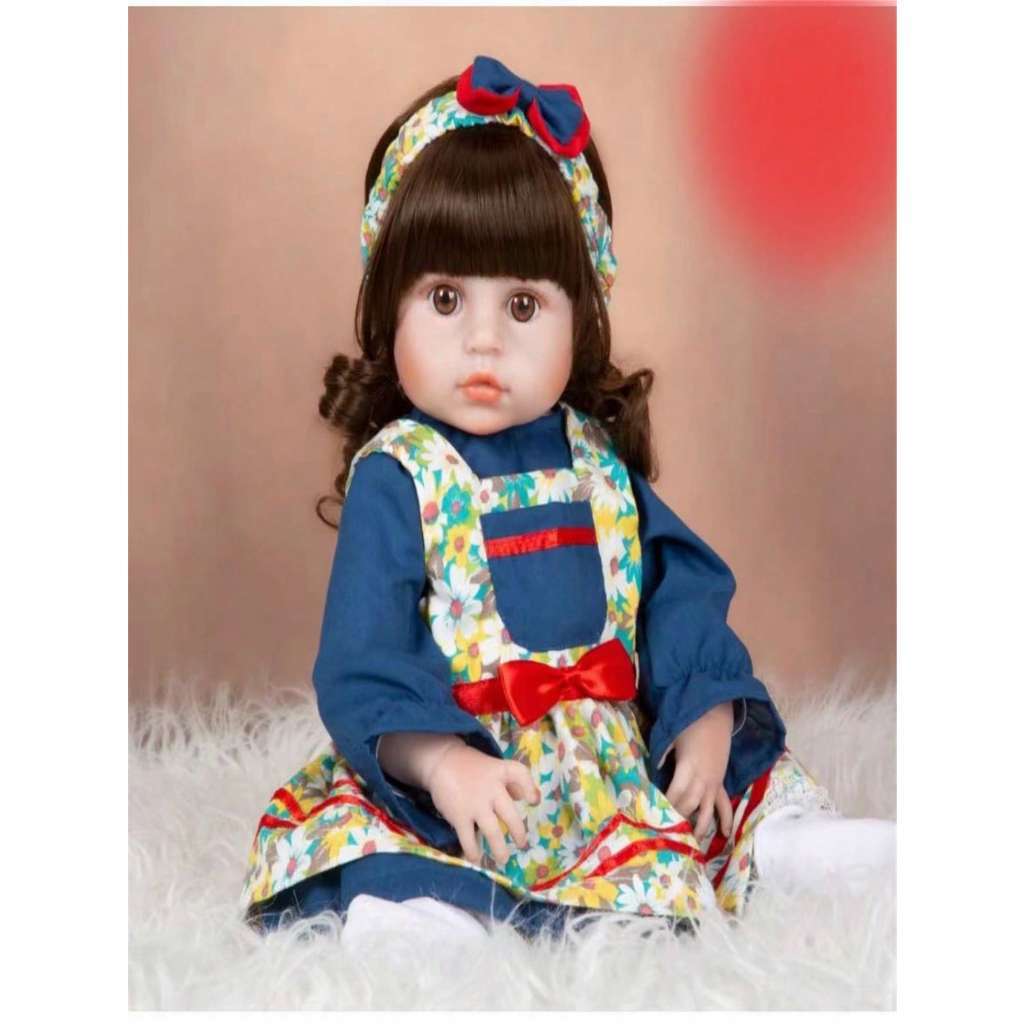 KIT CARRINHO DE BONECA + BEBE REBORN GRANDE INFANTIL BRINQUEDO BONECA CARRINHO ALIVE BEBÊ LITTLE BONECAS REALISTA MENINA