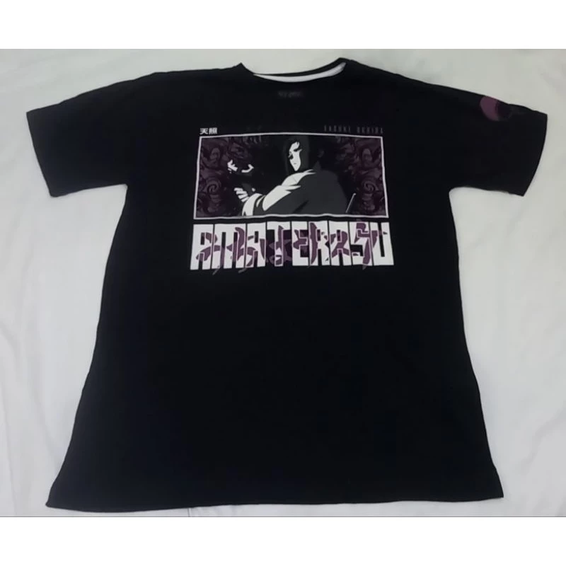 CAMISETA SASUKE AMATERASU PRETO 10
