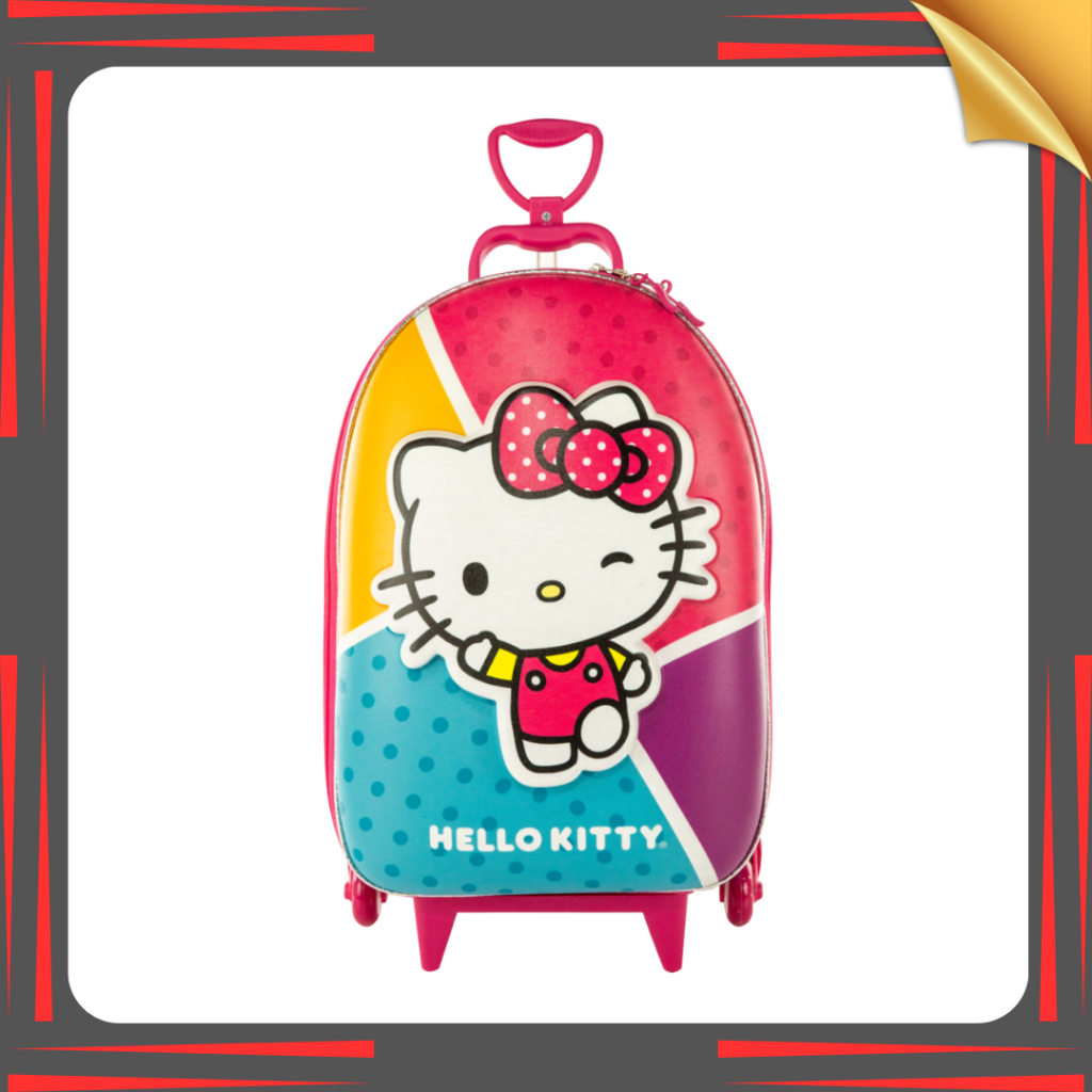 Mala Viagem ou Escolar da Maxtoy Diplomata - Hello Kitty Colors ...