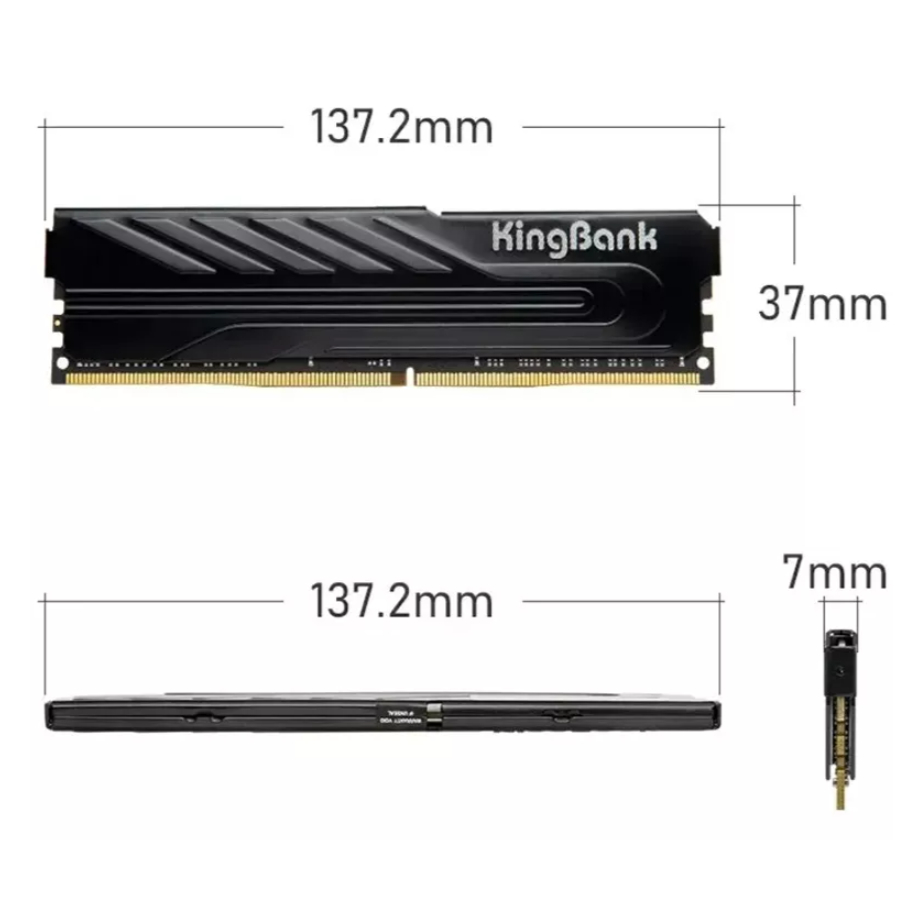 Memória PC Ddr4 16gb 3200mhz Kingbank Garantia Original | Shopee