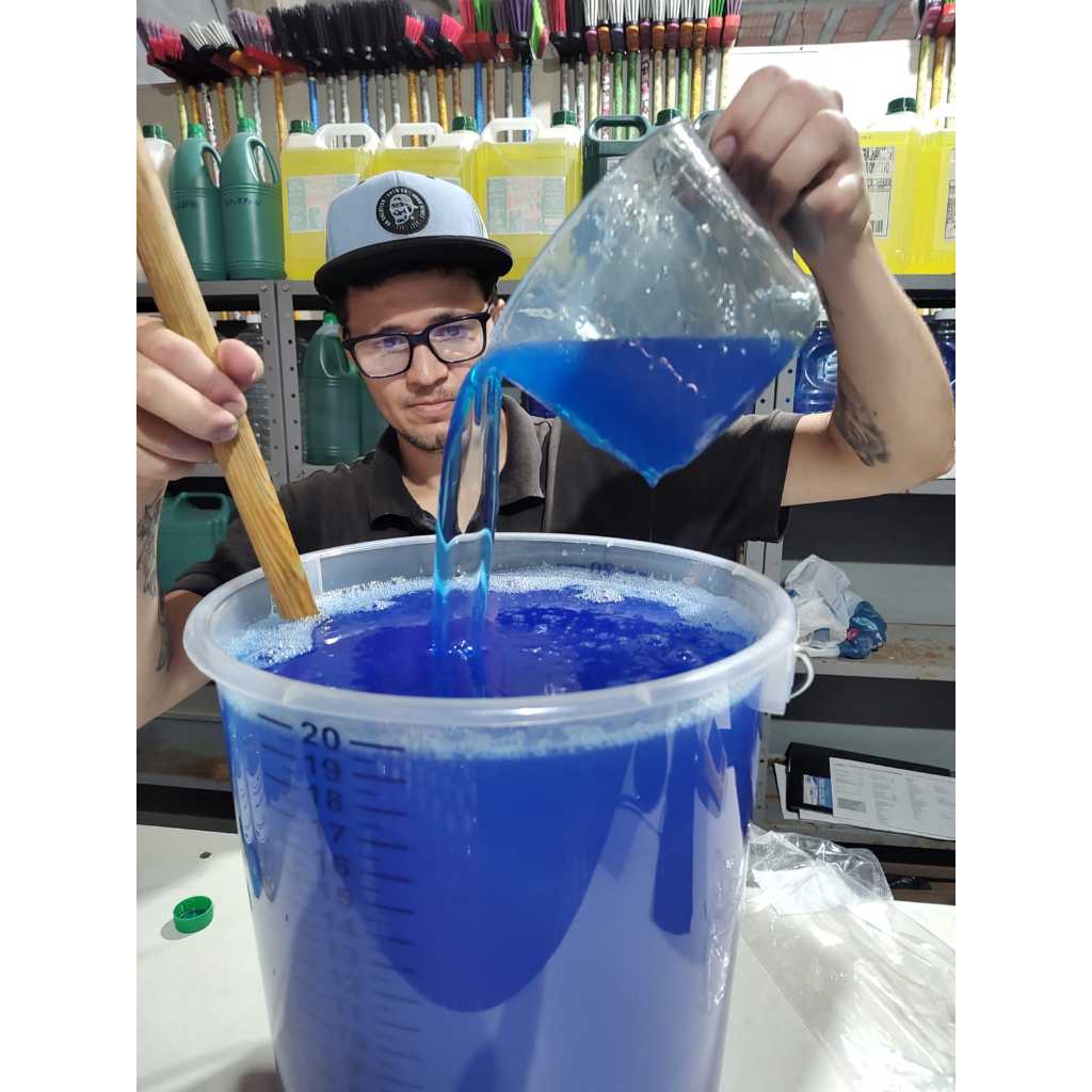 Base Kit Completo para 20L de Sabão Líquido tipo OMO