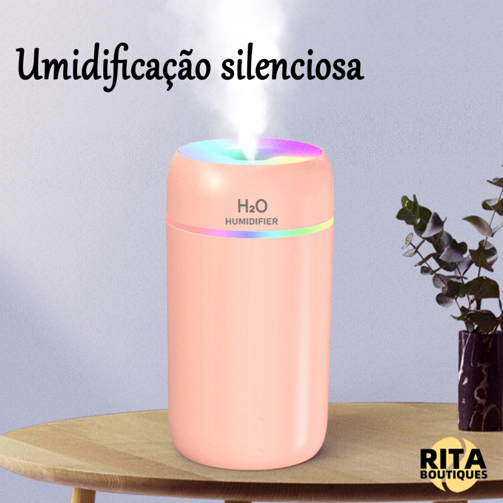 Umidificador E Aromatizador De Ar Ultrassônico Ambiente De Carro Purificador Silenciosa Portátil USB Escritório XDH09