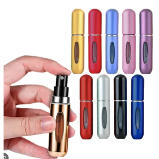 KIT 6 Pcs Porta Perfume Recarregavel Portatil Spray 5ml