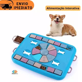 Brinquedo Interativo para Cães e Gatos Comedouro Pet