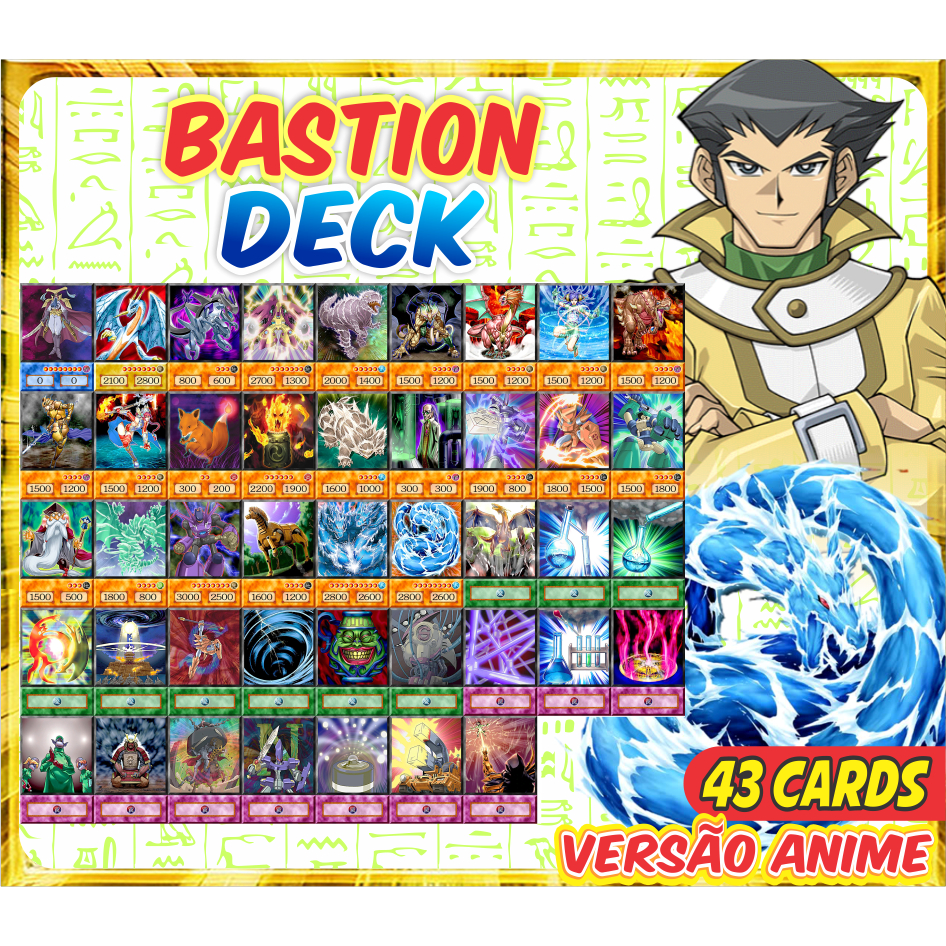 Bastion Misawa 43 Cards Deck Anime Yugioh GX - yu gi oh Baralho de ...