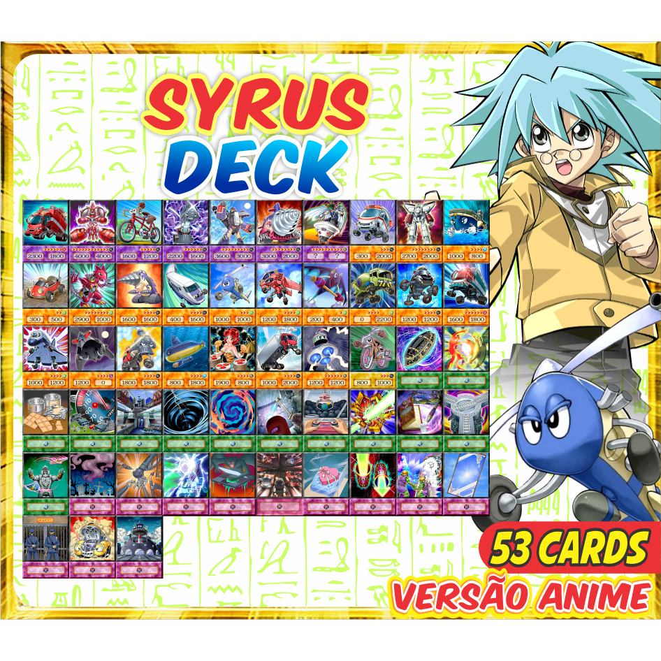 Syrus Truesdale 50 Cards Deck Anime Yugioh GX | Shopee Brasil