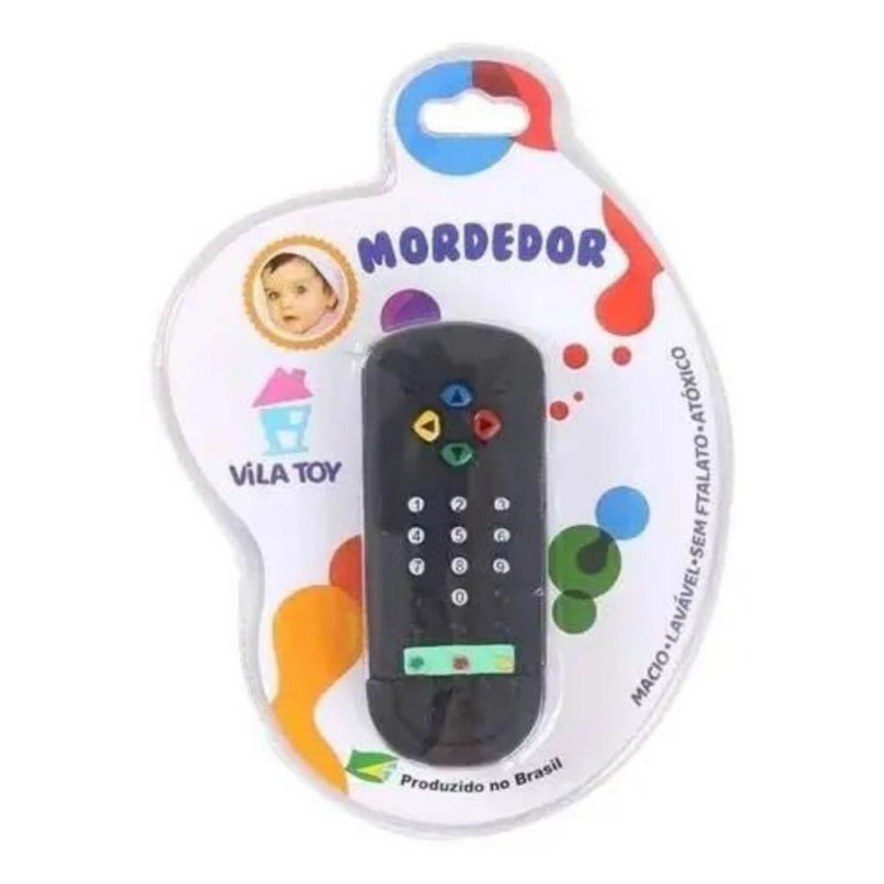 Mordedor Infantil Macio Para Bebê Controle Remoto Vila toy