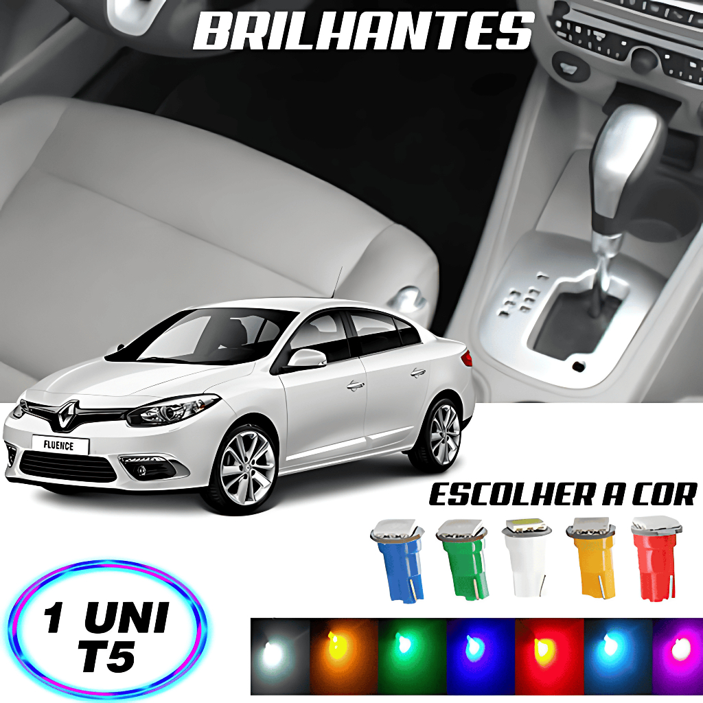 Lâmpada T5 Cambio Renault Fluence 1 Peças