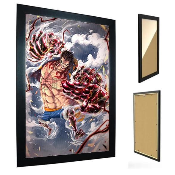 Quadro A4 One Piece - Luffy Gear 4 Bondman | Shopee Brasil