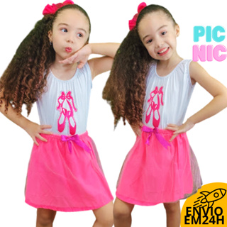 Body fantasia barbie luxo roupa infantil barbie menina rosa