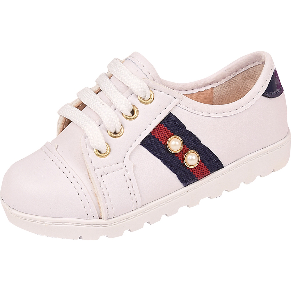 T nis Infantil Branco Feminino Menina. s n 22