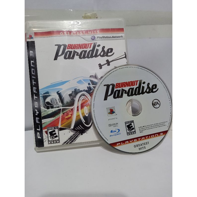 burnout paradise PS3 mídia física