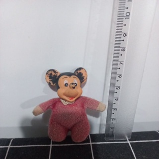 Boneco antigo tipo fofolete miniatura mickey
