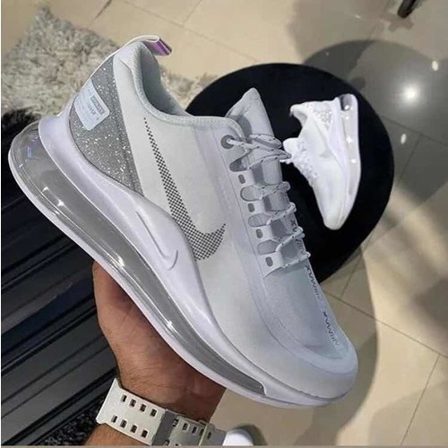 Tênis Nike Air Max 720 Branco Bolha Masculino e Feminino - Promoção !