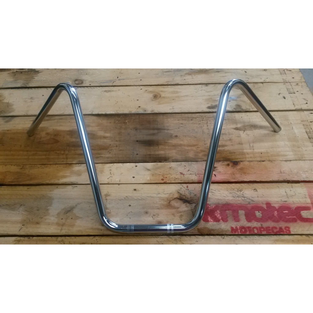 Guidon Guidão Seca 40 Cm Ape Hanger Cromado 22 Mm 7/8