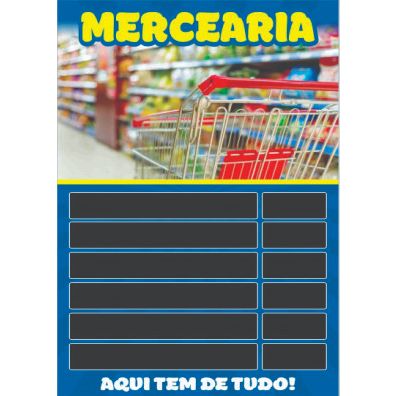 BANNER ARTE PRONTA - MERCEARIA | Shopee Brasil