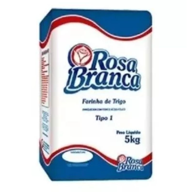 Farinha De Trigo Especial Tipo 1 Rosa Branca 5kg Shopee Brasil
