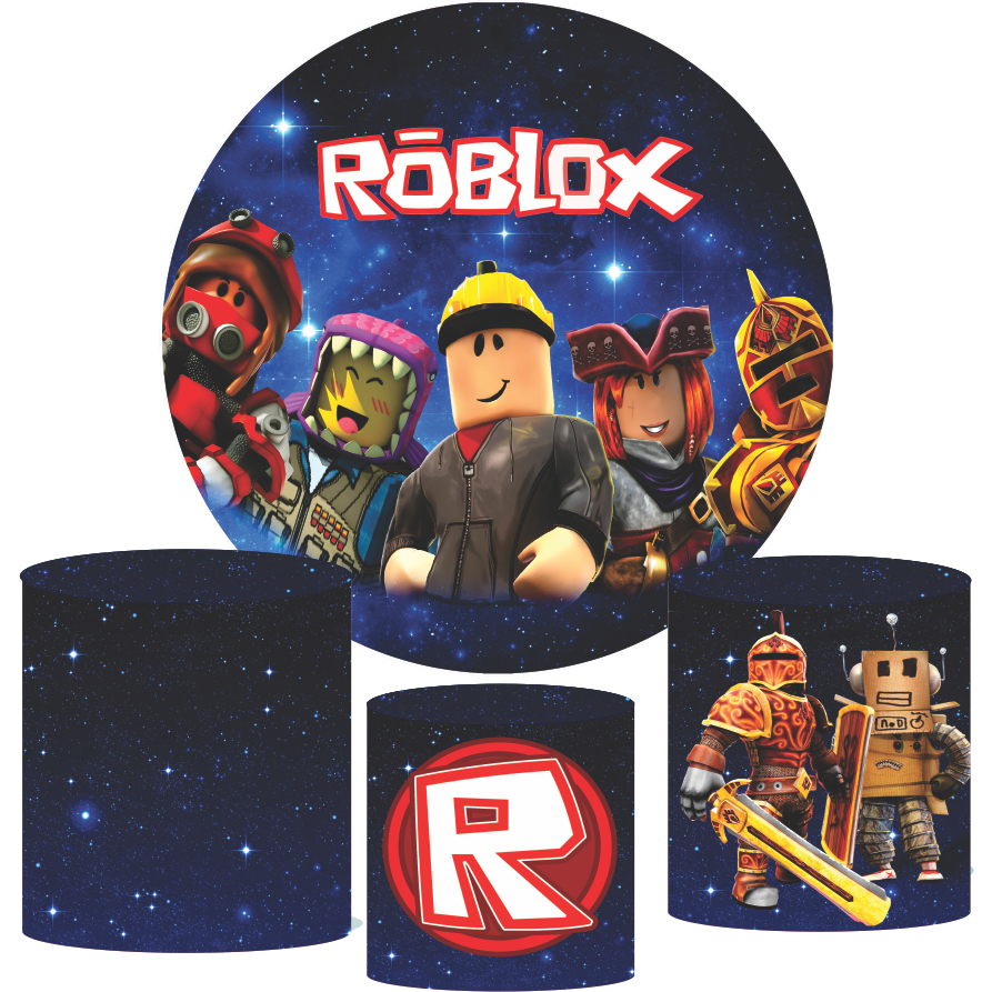 Capa Painel Roblox Jogo Infantil Veste Fácil