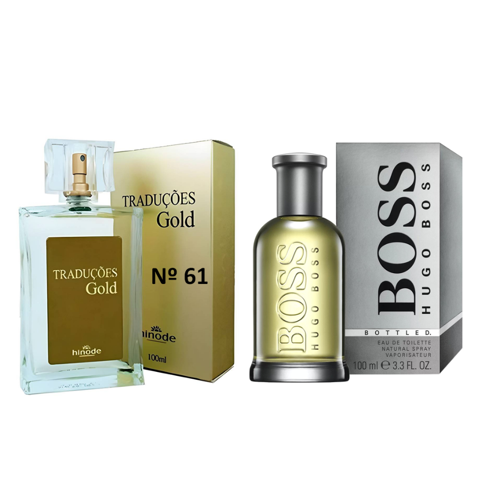 Perfume Maculino Inebriante 100ml - Hinode Referência Olfativa Hugo Boss) 