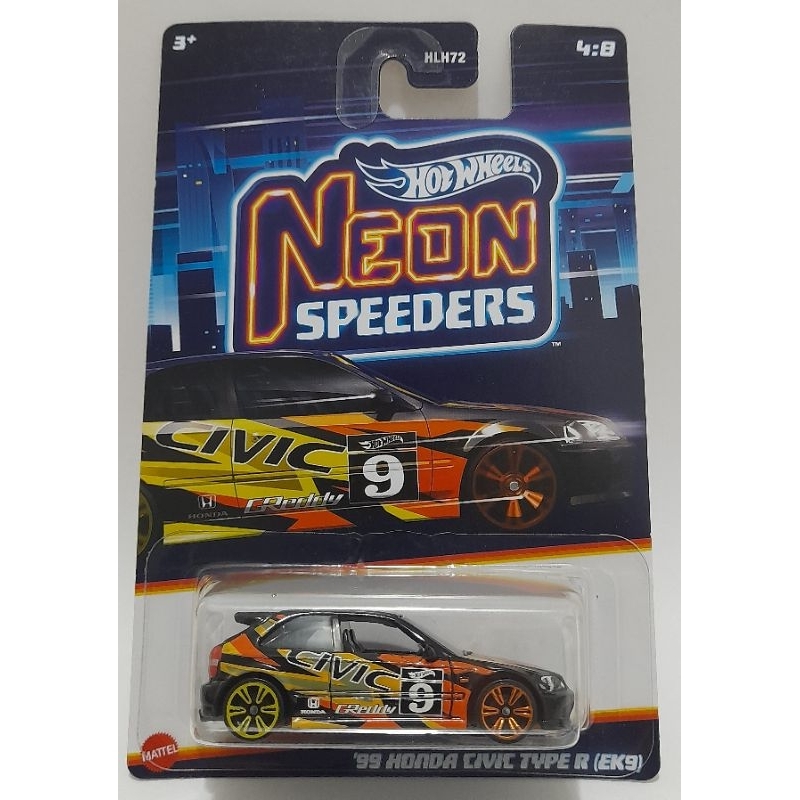 Hot Wheels 99 HONDA CIVIC TYPE R (EK9) Neon Speeders | Shopee Malaysia