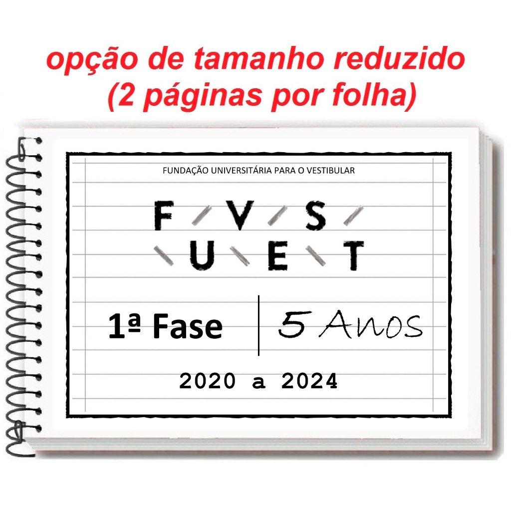 Fuvest Fase Caderno De Provas Gabarito Shopee Brasil