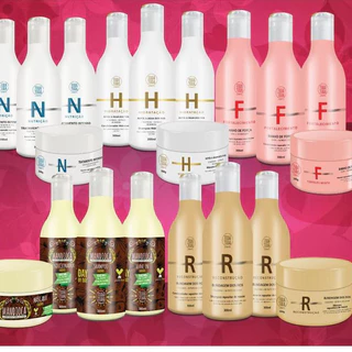 20-PRODUTOS TODATODA =SHAMPOO+COND+MASCARA +LEAVE-IN KIT REVENDA