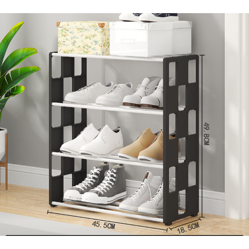 Sapateira 4 Andares Luxo Desmontável Organizador de Tênis 8 Pares