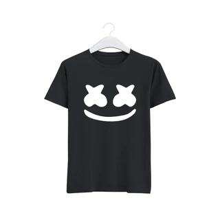 Camiseta Marshmello Oficial - Estampa Smile Para Jovens