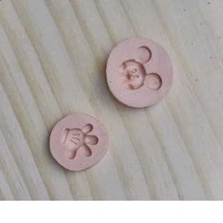 Molde silicone mão e rosto Mickey,minie