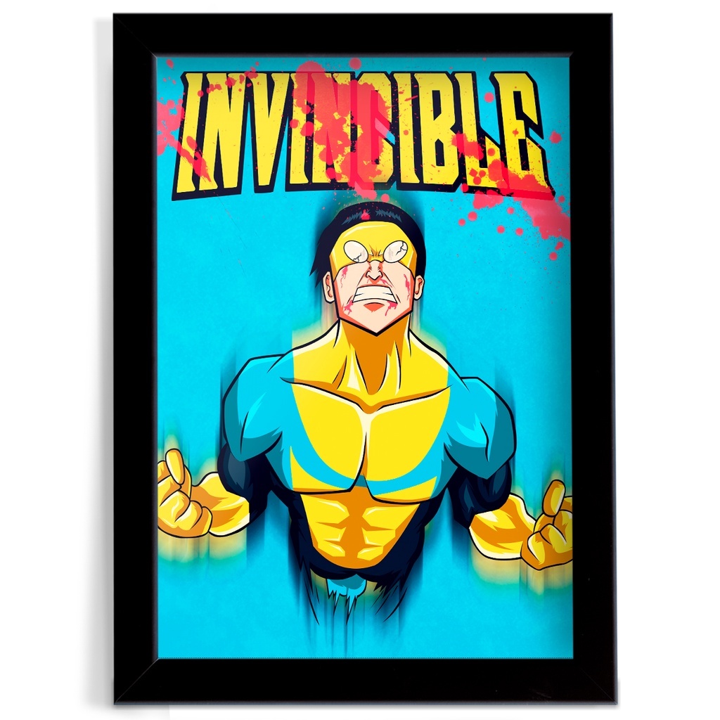 Quadro com Moldura A3/A4 Invincible | Shopee Brasil