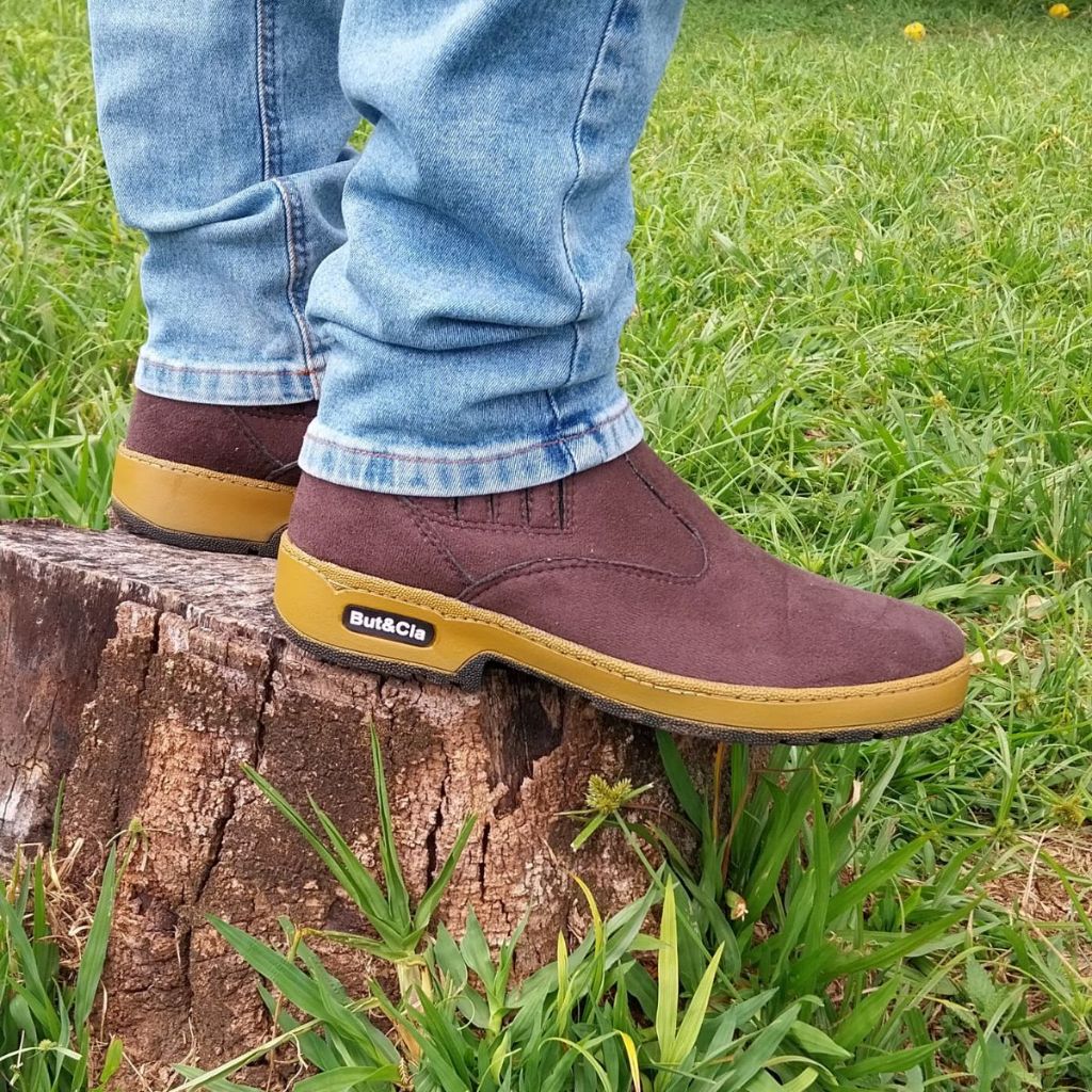 Botina Rural Masculina em Couro Noboock Produto Super Recomendado ...