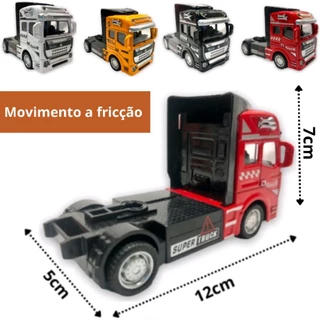 Miniatura Caminhão Truck Carrinho Colecionável Com Fricção