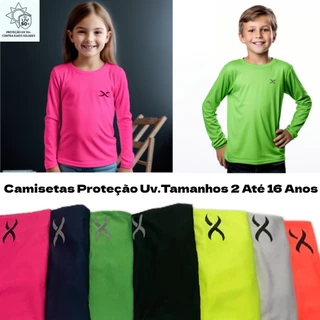Blusa Segunda Pele Lobinha Infantil - Manga Longa Microfibra Confortável